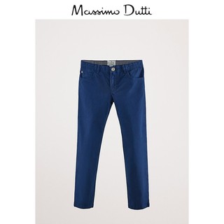 秋冬折扣 Massimo Dutti 男童 修身版仿牛仔布棉质长裤 00003622048