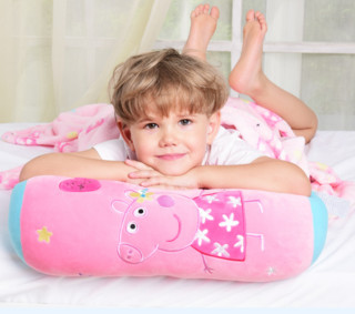 小猪佩奇 毛绒玩具长条沙发抱枕睡枕