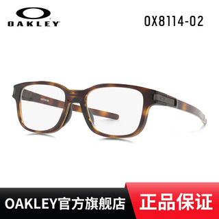 Oakley 欧克利 OX8114-0352 LATCH SS锁扣眼镜框 方形全框 (玳瑁灰)