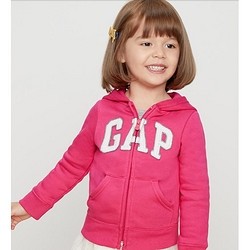 GAP 盖璞 191654-1 女童Logo徽标多色连帽卫衣