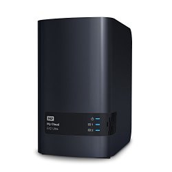 WD 西部数据 Diskless My Cloud EX2 Ultra 双盘位NAS 20TB