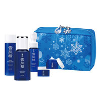 KOSE 高丝 雪肌精 旅行套装（洗颜霜 35ml+水 75ml+乳 20ml+霜 6g+眼霜 6g ）