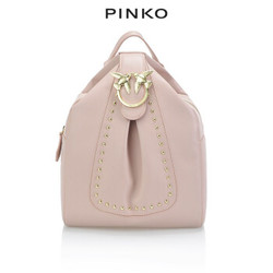 PINKO  LOVE BAG ALKAN系列 女士牛皮手提双肩斜挎两用链条背包