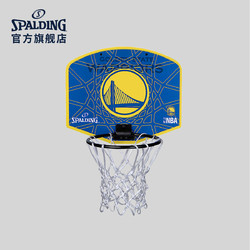 SPALDING官方旗舰店NBA勇士队队徽迷你小篮板77-642Y