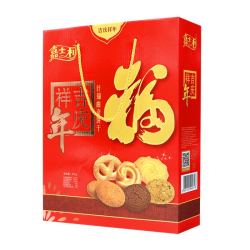 嘉士利 吉庆祥年什锦曲奇饼干451g *5件