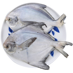 简单滋味 冷冻东海鲳鱼 400g 2条 22元一包
