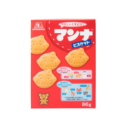 日本直邮 森永 高钙磨牙儿童饼干零食 86g/盒 *3件