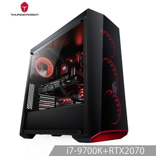 ThundeRobot 雷神 TRG C707 组装台式机（i7-9700K、16GB、256GB、RTX 2070）