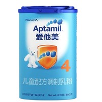 Aptamil 爱他美 婴儿配方奶粉 4段 800g 中文版 *2件