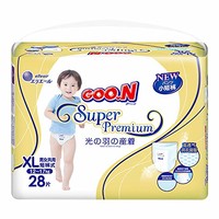 GOO.N 大王 光羽系列 短裤式纸尿裤 尿不湿 XL28片(适合12-17kg )