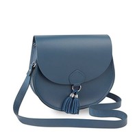 中亚Prime会员：Cambridge Satchel TSBNA2088MBN10101 女士单肩流苏包