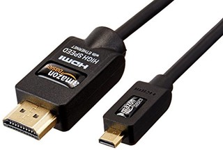 AmazonBasics 亚马逊倍思 HDMI转Micro HDMI 连接线 (1米)