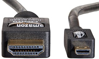 AmazonBasics 亚马逊倍思 HDMI转Micro HDMI 连接线 (1米)