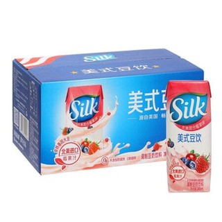 Silk 北美混合莓果味调制豆奶饮料 245ml*15包 *6件