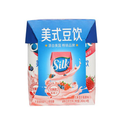 Silk 北美混合莓果味调制豆奶饮料利乐钻 245ml*4包 *18件