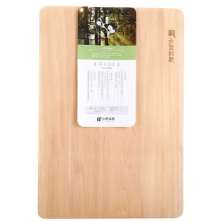 小刘菜板 整木一体裁切 加厚独板型实木砧板 案板 面板 精装进口百年小叶椴木尊贵系列 M015 (60*40*4.5cm）