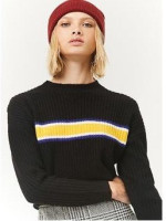 Forever 21 00244006 女士短款针织衫