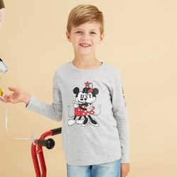 美特斯邦威旗下Moomoo童装男童迪士尼米奇长袖T恤
