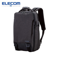 ELECOM 宜丽客BM-OF02  15.6英寸笔记本双肩包 黑色