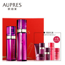 AUPRES 欧珀莱 时光锁紧致塑颜 滋润型护肤礼盒（爽肤水170ml+乳液130ml）