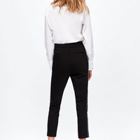 ZARA 04387242800 女士撞色饰边慢跑裤