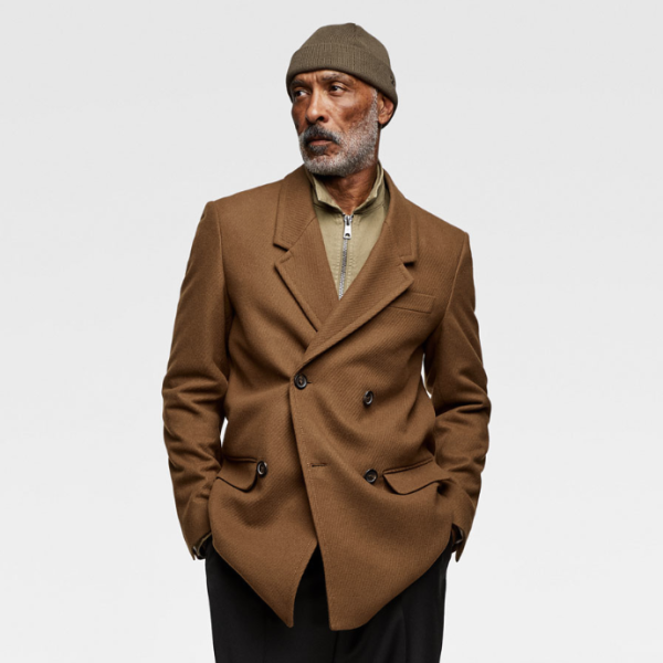 zara05842550708男士双排扣羊毛大衣