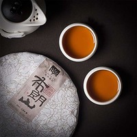 NanJie 南界普洱 3年陈 布朗山普洱熟茶 古树茶发酵 2015年 石磨制饼 357g