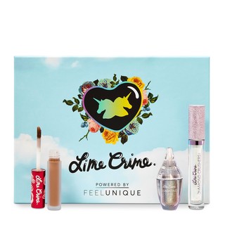 Lime Crime 独角兽 圣诞礼盒 钻石唇彩4.14ml+哑光唇釉2.6ml+液体眼影4.14ml