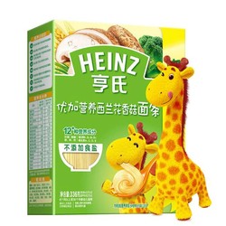 Heinz 亨氏 优加营养西兰花香菇面条 336g