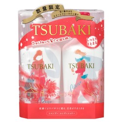  TSUBAKI 丝蓓绮 红椿 滋润型 冬季限定套装（洗发水450ml+护发素450ml） *4件