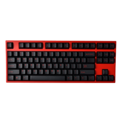 Leopold 利奥博德 FC750R PD版 87键 机械键盘 Cherry红轴 赤色限定版 