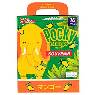 格力高 Pocky 芒果味涂层饼干棒 25g*10 芒果味