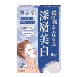 Kracie 肌美精 深层渗透美白面膜 5片 *3件