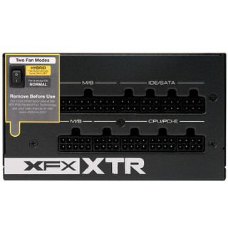 XFX 讯景 XTR750 额定电脑电源 (80PLUS金牌、170*150*86mm、750W)