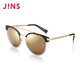 JINS睛姿新款HI太阳眼镜TR90轻量镜框蛤蟆镜防紫外线MMF17S850