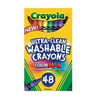 Crayola 绘儿乐 48色可水洗蜡笔