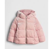 Gap 盖璞 儿童天鹅绒长袖棉服