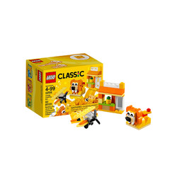 LEGO乐高 Classic经典系列 10709 橙色创意积木盒  4岁＋ 60粒 益智拼插积木玩具
