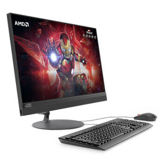 Lenovo 联想 AIO 520 23.8英寸一体机 (黑色、A6-9500E、4GB、1TB)