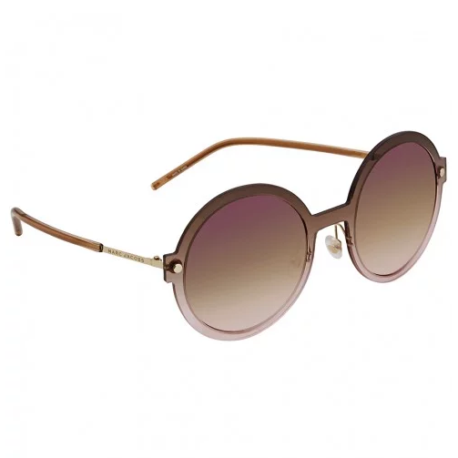 马克·雅克布 Marc Jacobs 马克·雅可布 中性圆形粉红渐变太阳镜