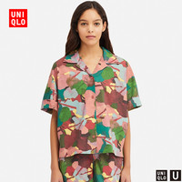 1日0点：UNIQLO 优衣库 418088 设计师合作新款 女装 开领衬衫(五分袖)