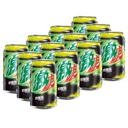 百事可乐 Pepsi 激浪 柠檬味 汽水碳酸饮料 330ml*12罐 *4件
