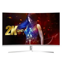 ViewSonic 优派 VX3258-2KC-HD-W 31.5英寸显示器（2K、1800R、88%NTSC）