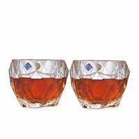 Crystalite Bohemia 波希米亚 哈瓦那系列威士忌酒杯单只装 93K60/300 水晶玻璃透明威士忌杯洋酒杯 2只价