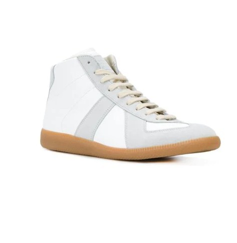 Maison Margiela 经典系列系带平底男士休闲鞋板鞋 白色 US 3 