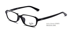 Ray-Ban 雷朋 近视眼镜男女款全框板材舒适个性前卫方形镜架RX5293D-2000-55(亚马逊自营商品, 由供应商配送)