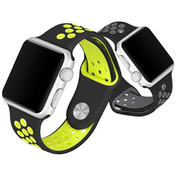 适用apple watch表带iwatch3/4代表带苹果手表表带硅胶运动型男女38/40/42/44mm潮iphone series S4/3/2/1潮