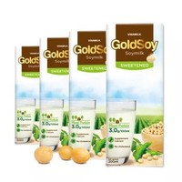 越南进口 谷娜鲜（goldsoy）甜豆奶蛋白质饮料（200ml*4支）*2排