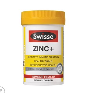 Zinc+ 强化免疫系统 锌片 60片