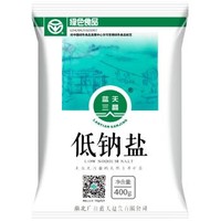 蓝天三晶盐 低钠食用盐 400g